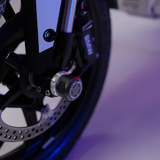 LEGUNDARY ROTEX FRONT WHEEL SLIDER FOR BMW F450 GS