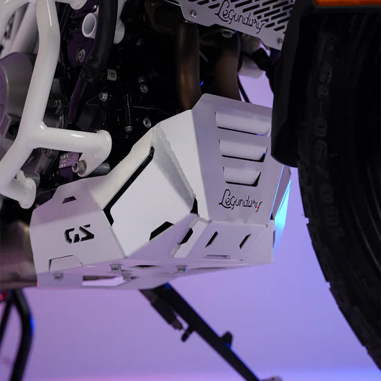 LEGUNDARY VAMBRACE BASHPLATE SILVER FOR BMW F450 GS