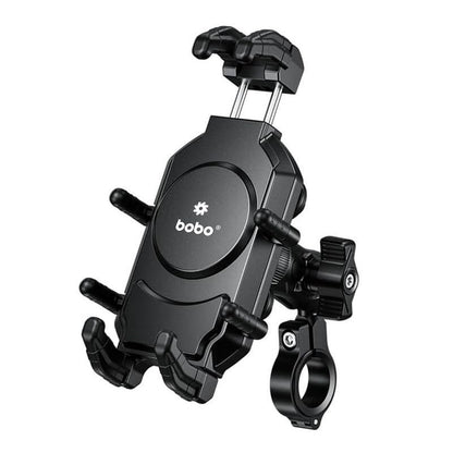 BOBO BM17H PRO Handlebar Mount Anti-Vibration Anti-Theft Waterproof Bike/Motorcycle/Scooter Mobile Phone Holder Mount, Ideal for Maps and GPS Navigation