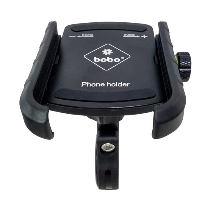 BOBO BM4 Jaw-Grip Waterproof Bike Motorcycle Scooter Mobile Phone Holder Mount, Ideal for Maps and GPS Navigation