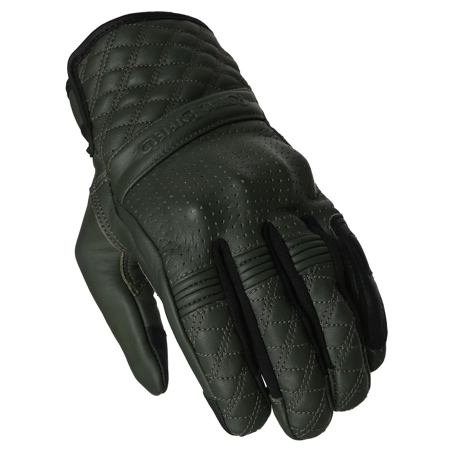 ROYAL ENFIELD BRAVADO GLOVES OLIVE & BLACK