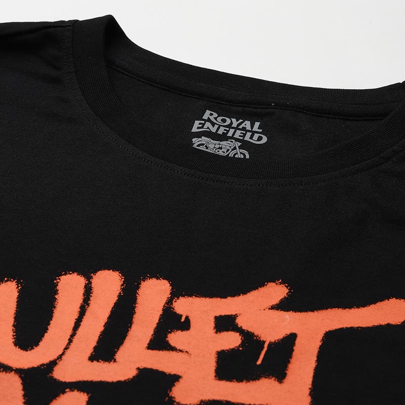 ROYAL ENFIELD BULLET MERI JAAN GRAFFITI T SHIRT WHITE