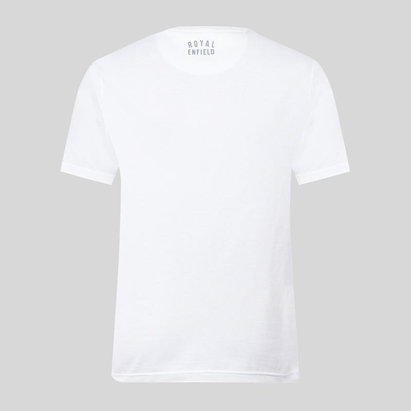ROYAL ENFIELD BULLET MERI JAAN GRAFFITI T SHIRT WHITE