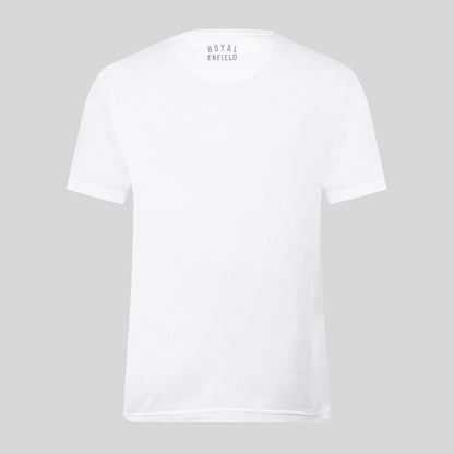 ROYAL ENFIELD BULLET MERI JAAN GRAFFITI T SHIRT WHITE