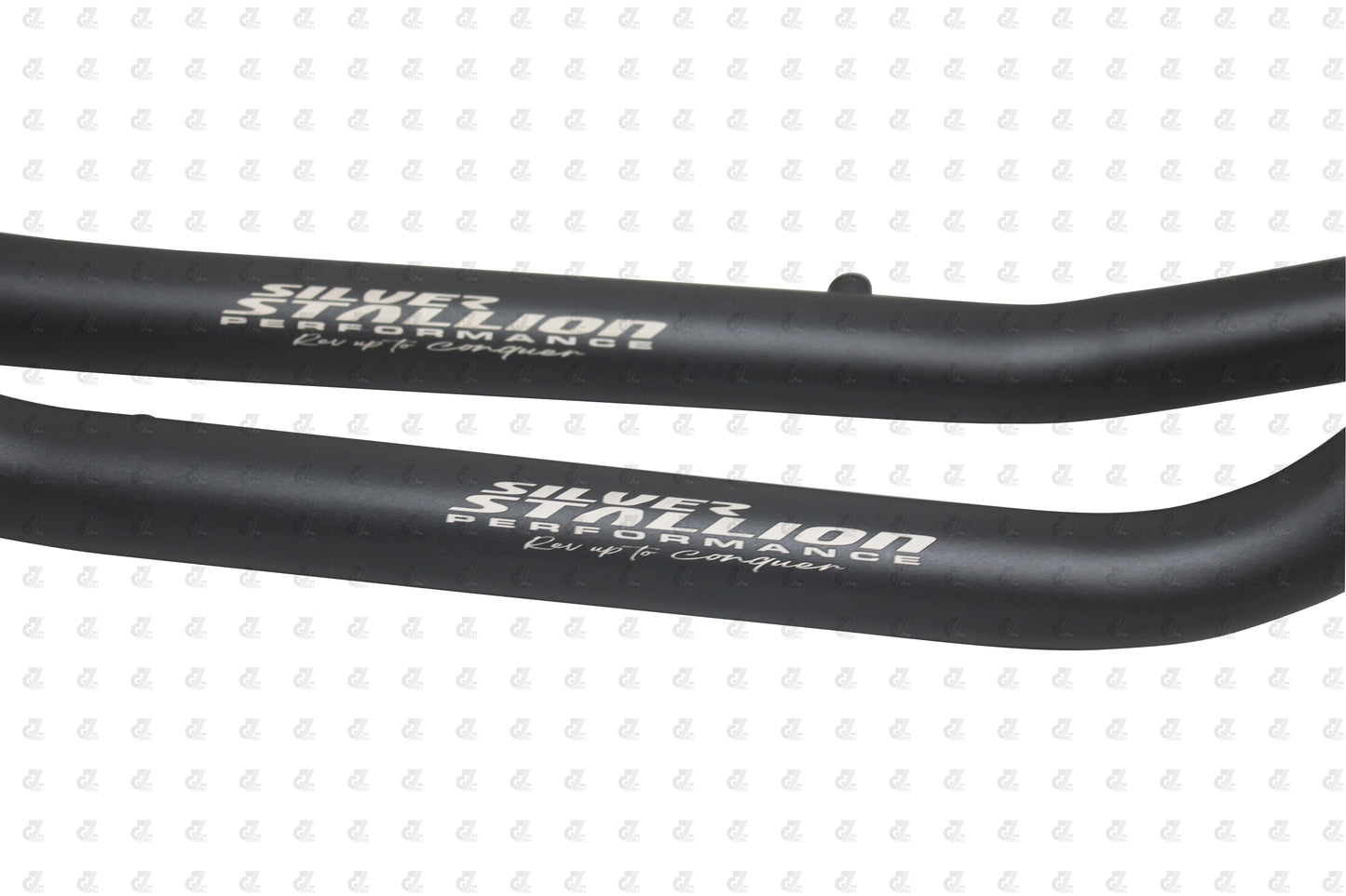 SILVER STALLION PERFORMANCE BEND PIPES BLACK FOR ROYAL ENFIELD INTERCEPTOR / GT 650