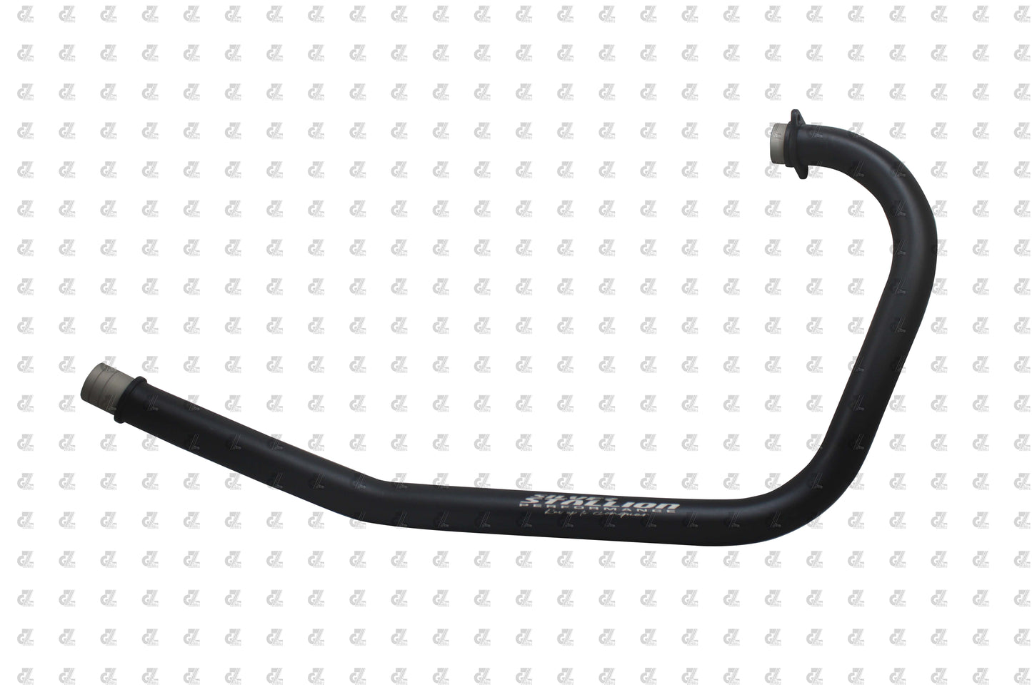 SILVER STALLION PERFORMANCE BEND PIPES BLACK FOR ROYAL ENFIELD INTERCEPTOR / GT 650