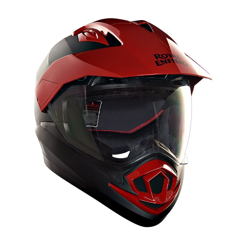ROYAL ENFIELD ESCAPADE HELMET WITH CLEAR VISOR