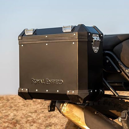 Royal Enfield Black Adventure Pannier Rail