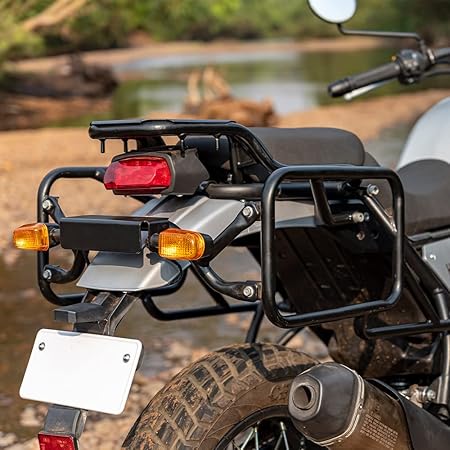 Royal Enfield Black Adventure Pannier Rail