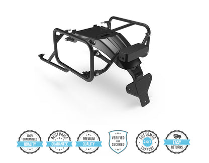 Royal Enfield Black Adventure Pannier Rail