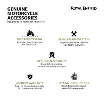 Royal Enfield Black Handlebar Brace Pad For Interceptor 650