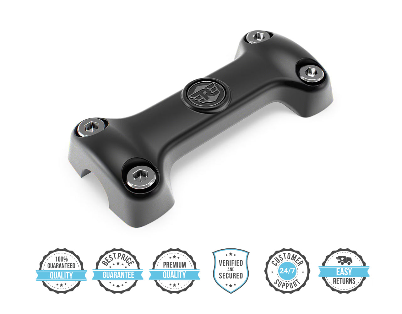 Royal Enfield Black Handlebar Clamp For Interceptor 650