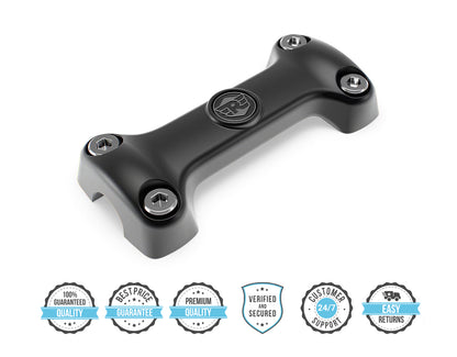 Royal Enfield Black Handlebar Clamp For Interceptor 650
