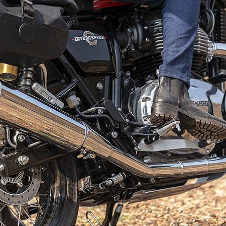 Royal Enfield Black Heel Guard For Interceptor 650