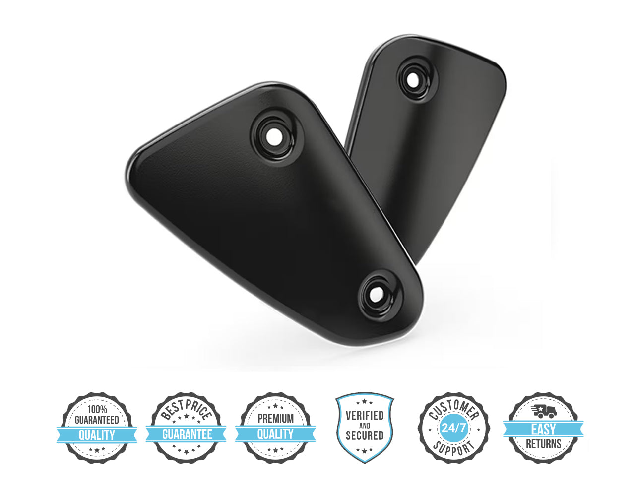 Royal Enfield Black Heel Guards For Continental GT 650