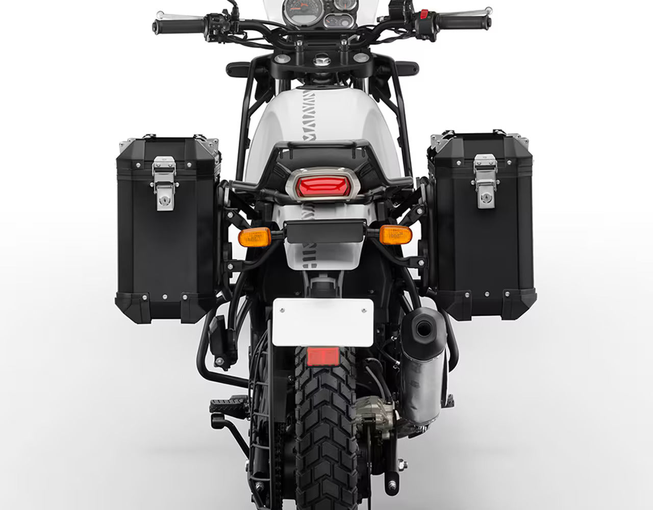 Royal Enfield Black Adventure Panniers