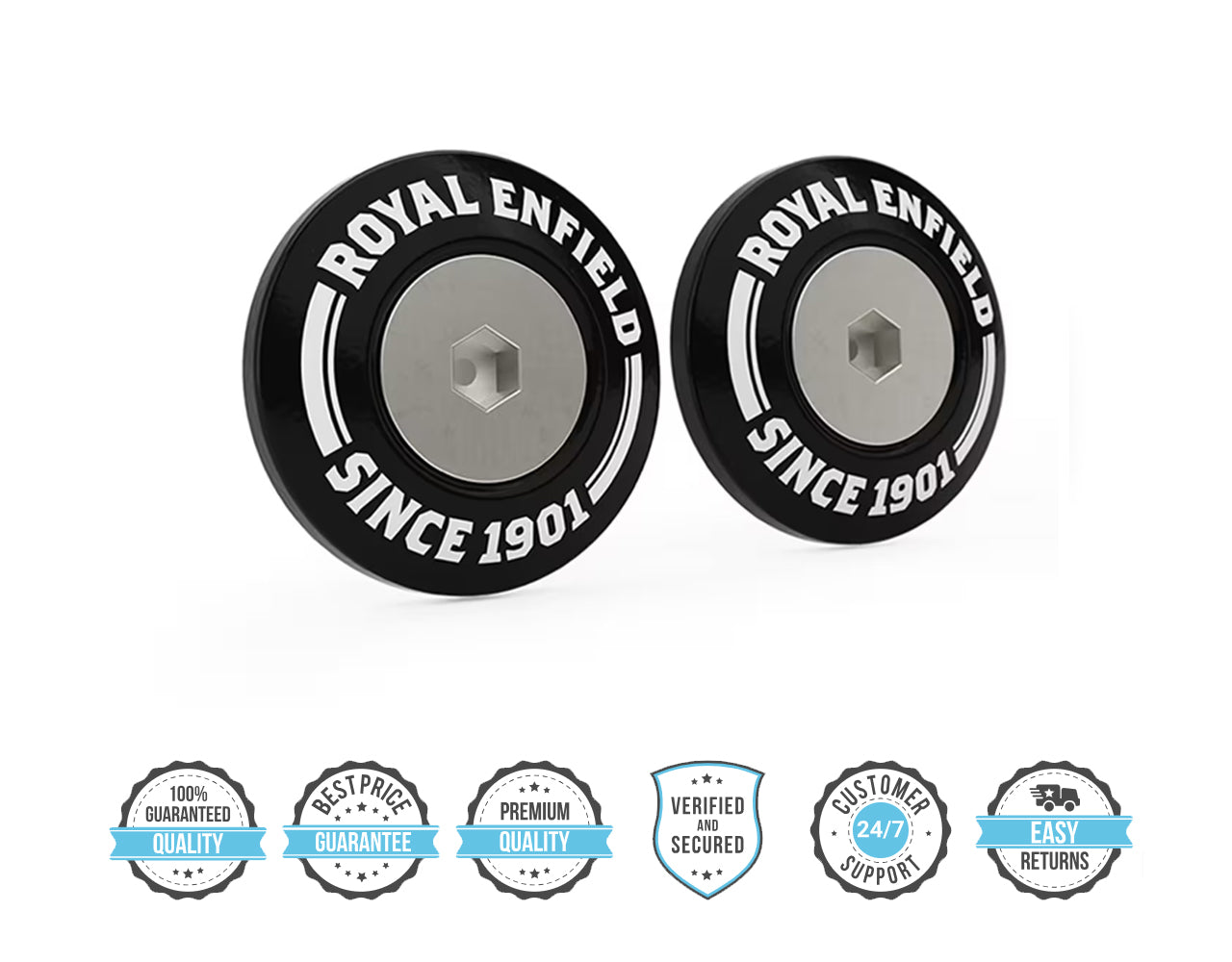 Royal Enfield Black Suspension Finishers