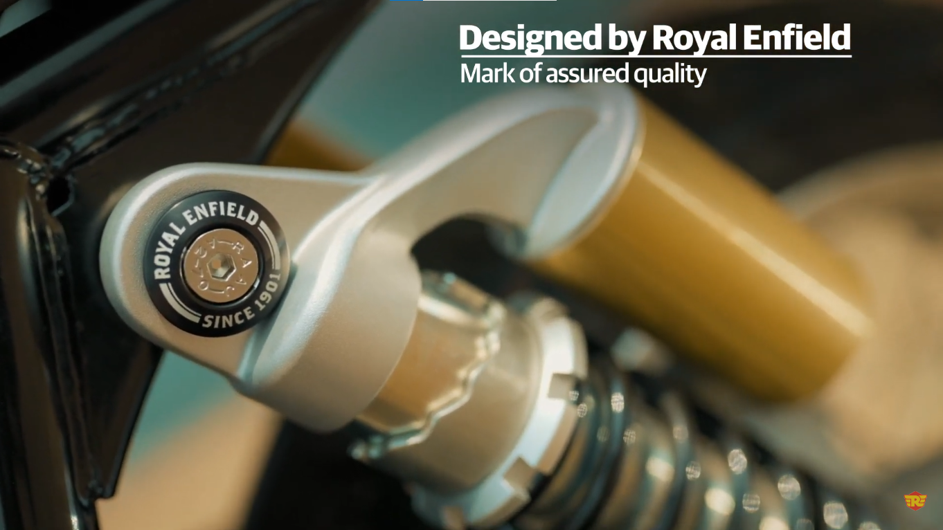 Royal Enfield Black Suspension Finishers