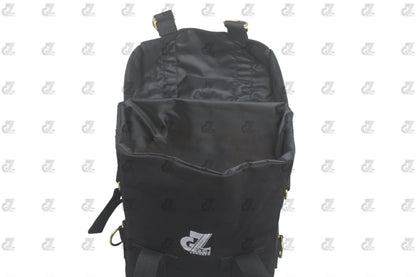 Black Canvas Pannier Bag Pair With Saddle Stay Pair Fit for Royal Enfield Meteor 350