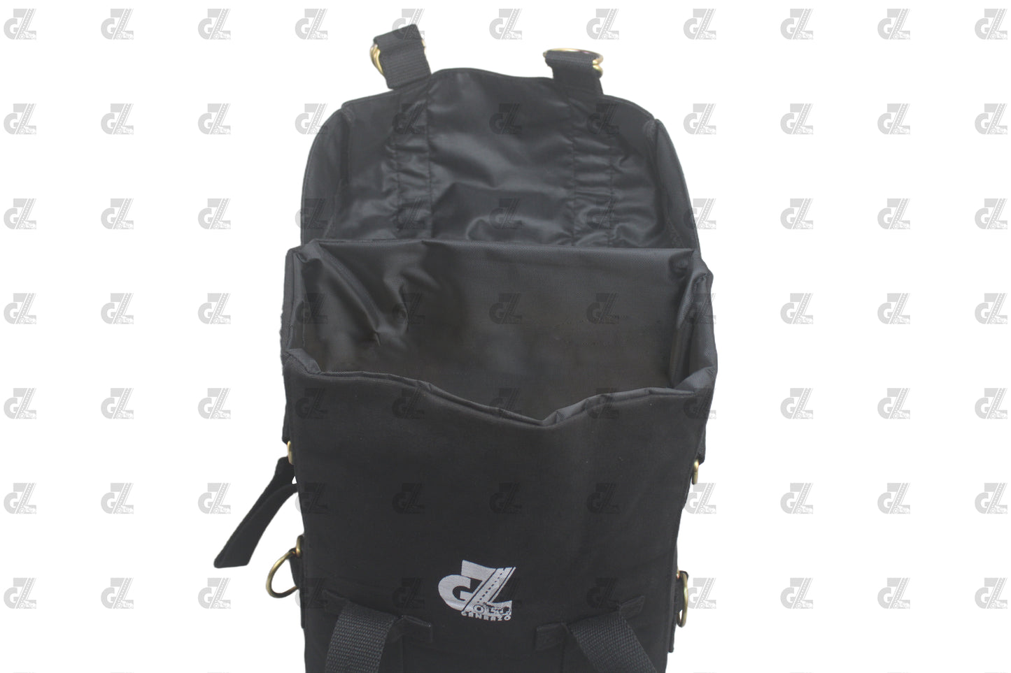 Black Canvas Pannier Bag Pair With Saddle Stay Pair Fit for Royal Enfield New Classic 350