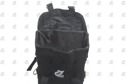 Black Canvas Pannier Bag Pair With Saddle Stay Pair Fit for Royal Enfield New Classic 350
