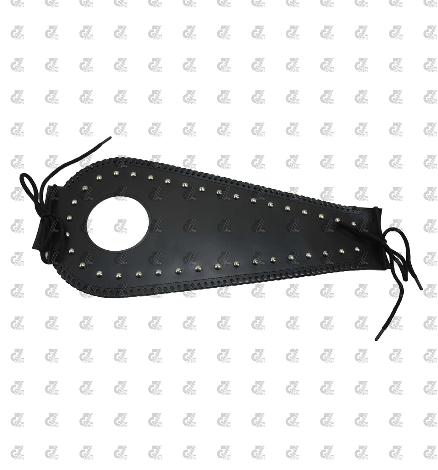 Black Leather Tank Strap Bag for Royal Enfield Meteor 350