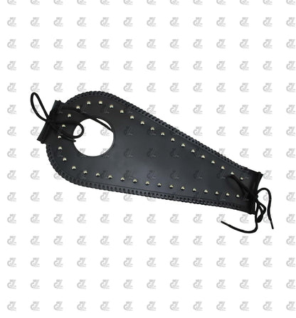 Black Leather Tank Strap Bag for Royal Enfield Meteor 350