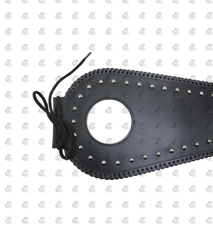 Black Leather Tank Strap Bag for Royal Enfield Meteor 350