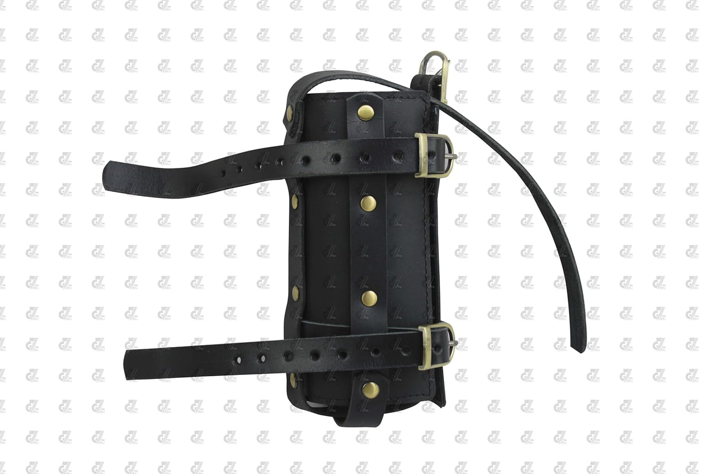 Black Leather Water Bottle Holder for Universal Motorcycle