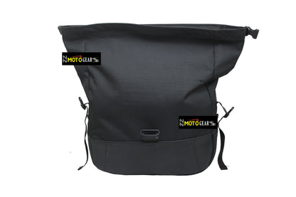 Black Soft Panniers Bags Pair With Soft Pannier Rail Pair Compatible With Royal Enfield Bear 650