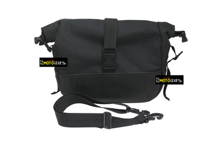 Black Soft Panniers Bags Pair With Soft Pannier Rail Pair Compatible With Royal Enfield Bear 650
