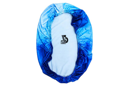 Motorcycle Fuel Tank Cover Dual Shade - Premium Elastic Dustproof & Scratch-Resistant Protector for Triumph Speed 400/400 T4, Scrambler 400 X/XC, Tracker & Thruxton 400 All Models, Blue