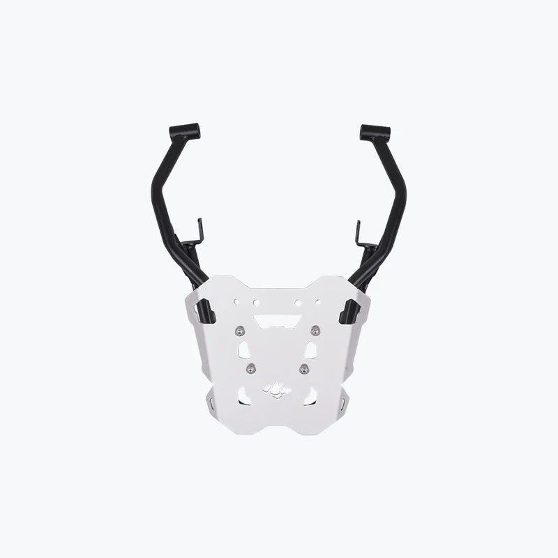 Legundary Gopher Luggage Carrier Black and Silver With Backrest For Hero Xpulse 210