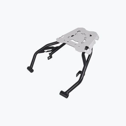 Legundary Gopher Luggage Carrier Black and Silver With Backrest For Hero Xpulse 210