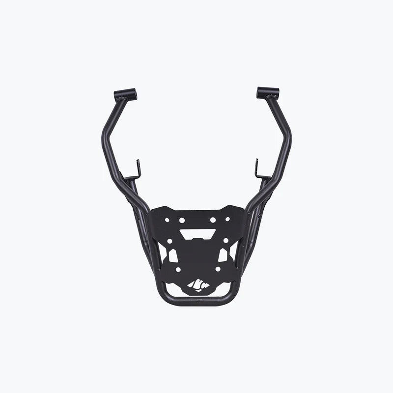 Legundary Gopher Luggage Carrier Black and Silver With Backrest For Hero Xpulse 210