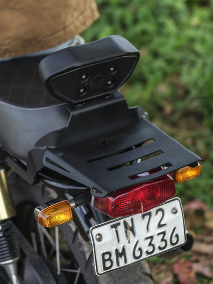 Legundary Backrest With Carrier For Royal Enfield Interceptor 650