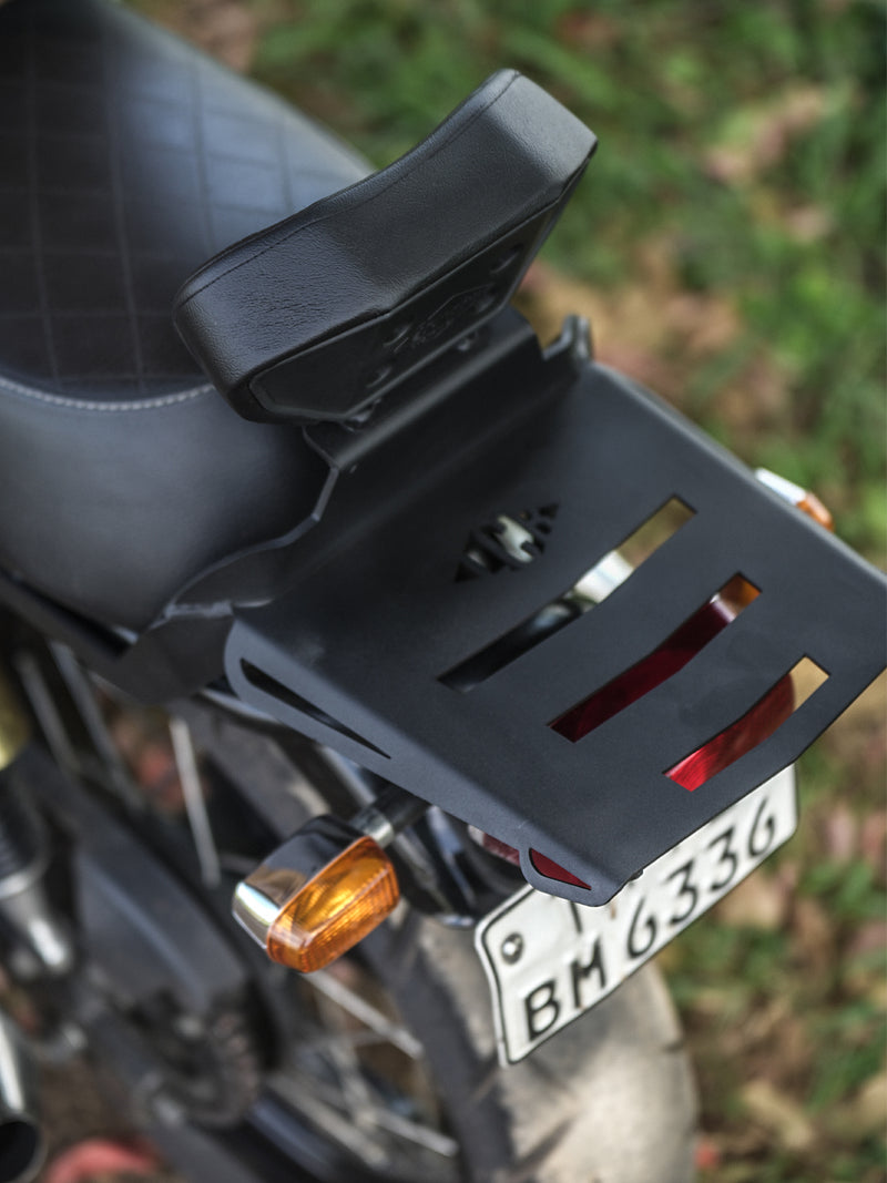 Legundary Backrest With Carrier For Royal Enfield Interceptor 650
