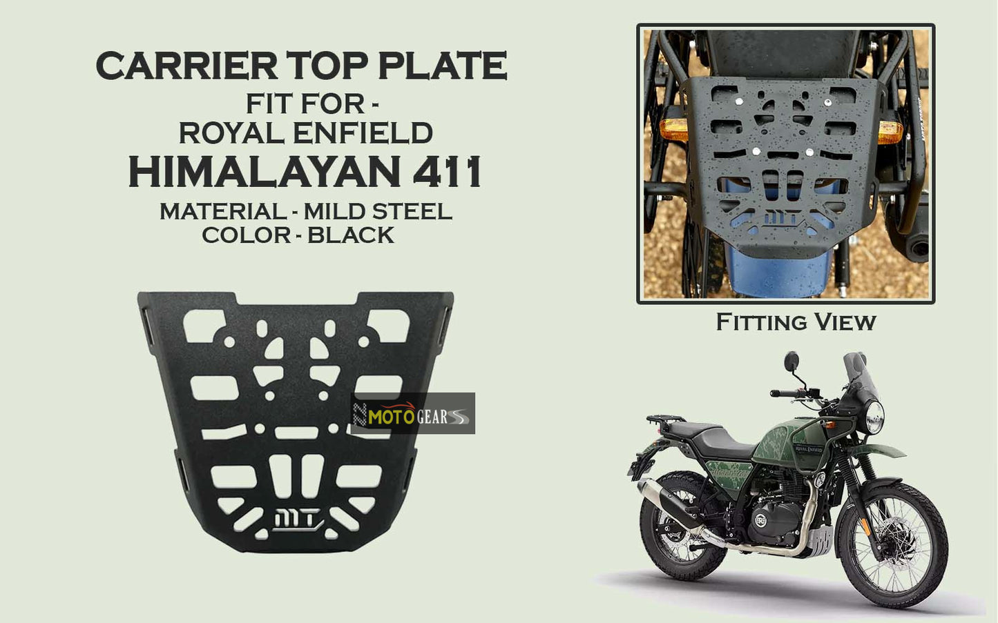 MOTO TORQUE STOCK CARRIER TOP PLATE FOR HIMALAYAN 411
