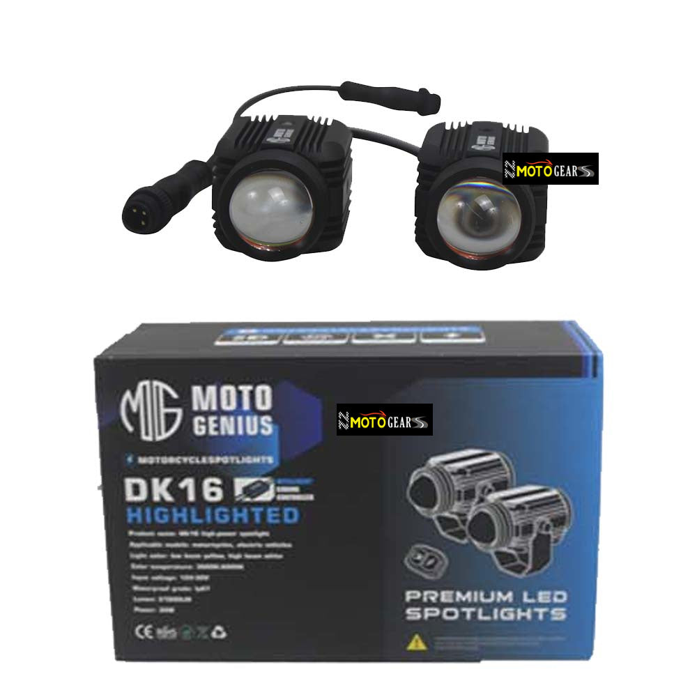FOG LIGHT DK16 HIGH POWER FOR UNIVERSAL MOTORCYCLE