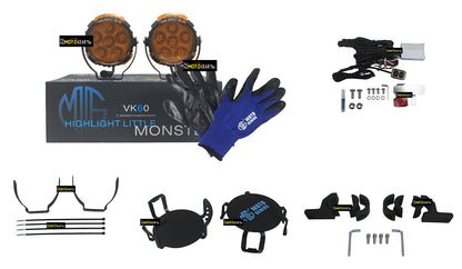 Monster Fog light 6 led For Universal Motorcycle