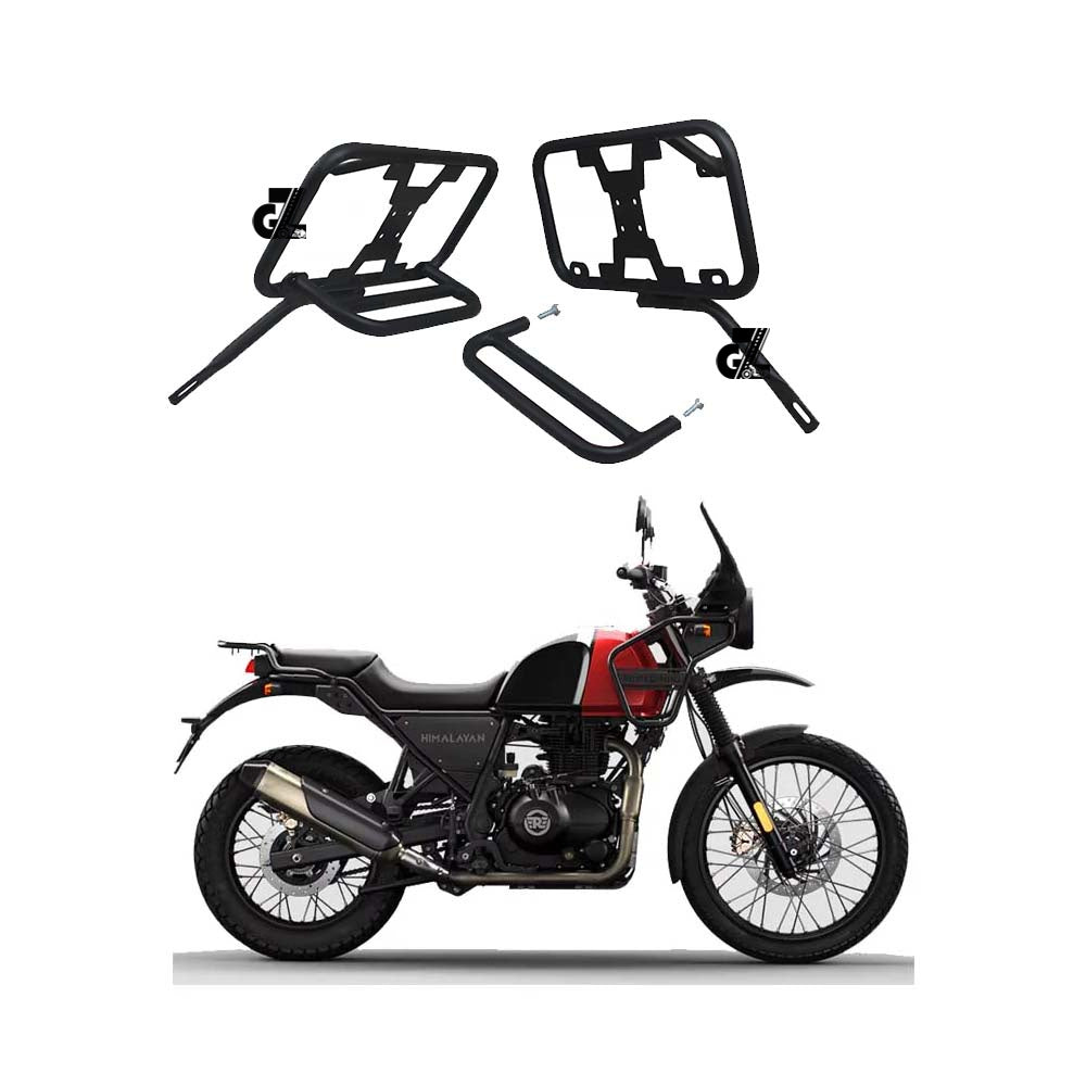 Black Saddle Stay Pair Right Left Fit for Royal Enfield Himalayan/Scram 411
