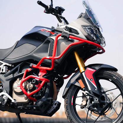 MOTO TORQUE CRASH GUARD(RED) FOR TVS APACHE RTX 300