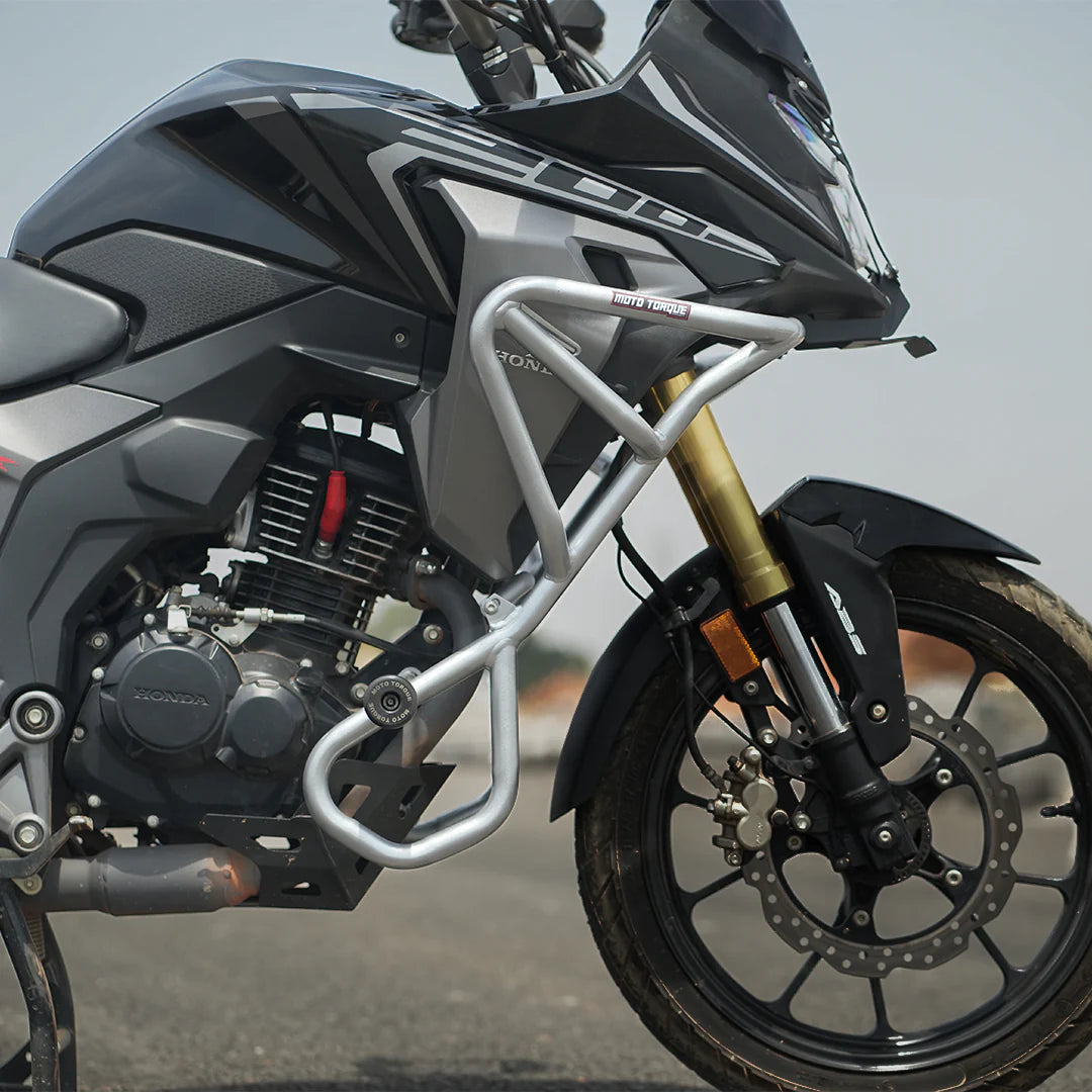CRASH GUARD (SILVER) FOR HONDA NX 200 /CB 200X