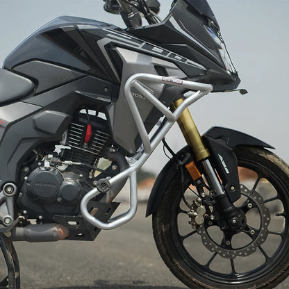 CRASH GUARD (SILVER) FOR HONDA NX 200 /CB 200X