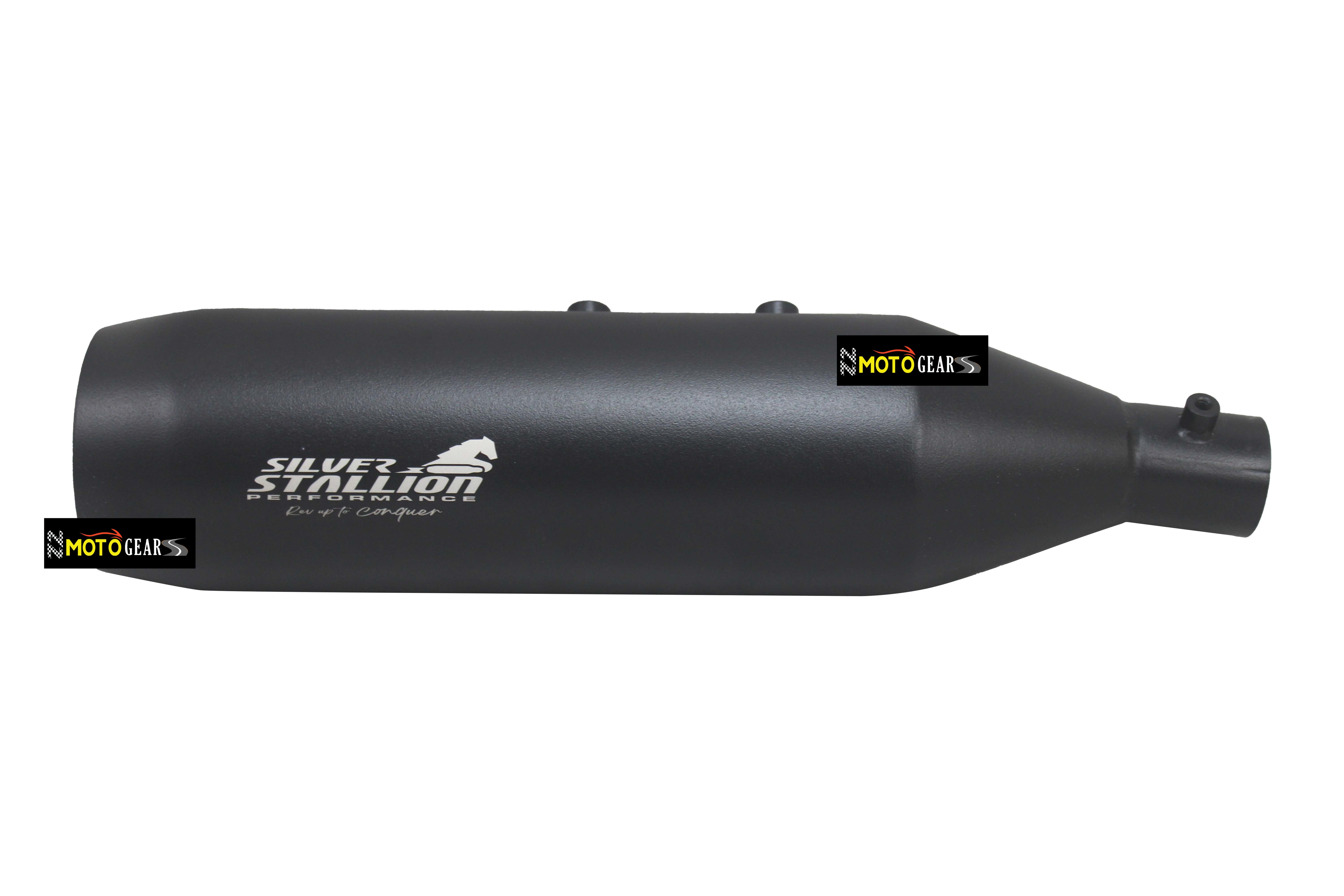 Silver Stallion Performance Cross Country Full System Silencer Exhaust Black For New Himalayan & Guerrilla 450