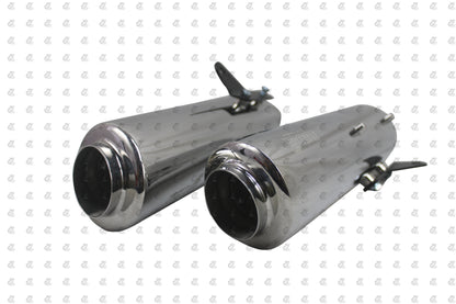 Silver Stallion Performance Silencer Exhaust Silver For Royal Enfield Classic 650