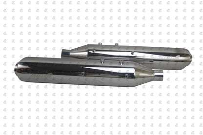 Silver Stallion Performance Silencer Exhaust Silver For Royal Enfield Classic 650
