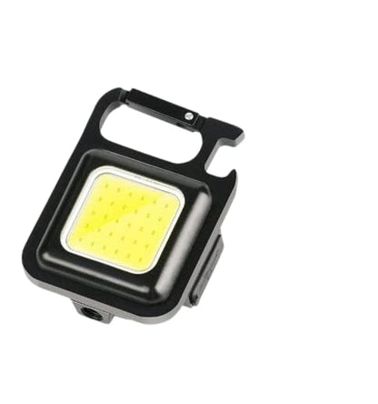 Cob Keychain Work Light -Keychain Flashlights,  Mini Flashlight Keychain with Folding Bracket Bottle Opener and Magnetic Base