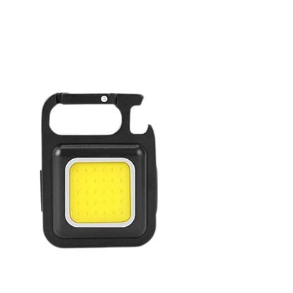 Cob Keychain Work Light -Keychain Flashlights,  Mini Flashlight Keychain with Folding Bracket Bottle Opener and Magnetic Base