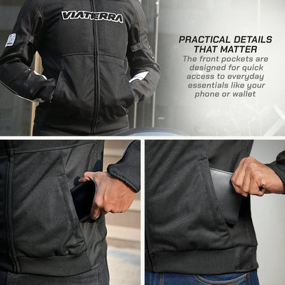 COOPER URBAN BOMBER MESH RIDING JACKET